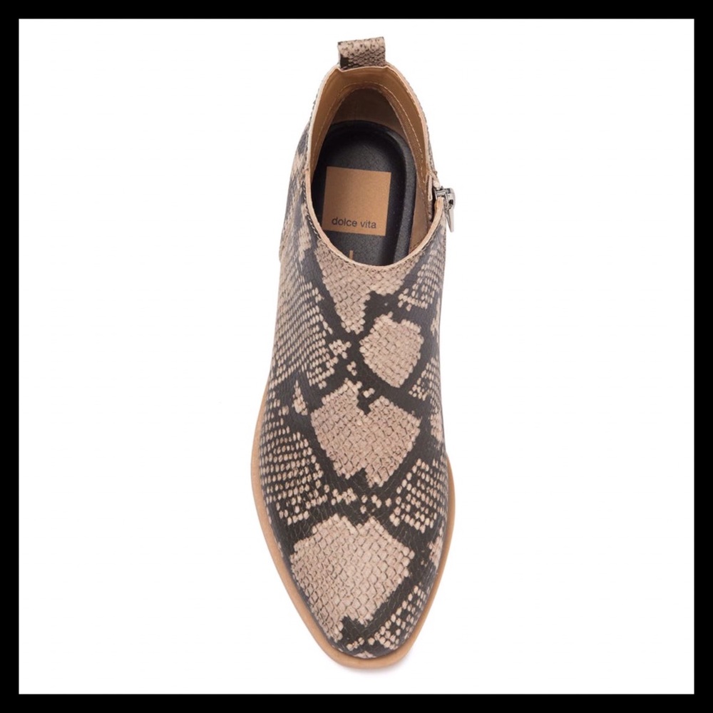 DOLCE VITA Westa Booties Snake Print Stella - Picture 9 of 10